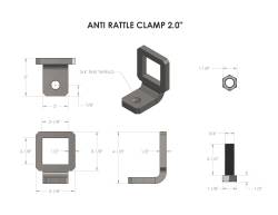 BulletProof Hitches - BulletProof 2ANTIRATTLE 2" Anti-Rattle Clamp - Image 4