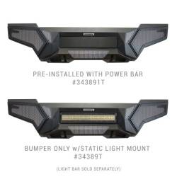 Go Rhino - Go Rhino 343921T Element Front Bumper w/Power Actuated Hide-Away Light Bar Mount - Image 9