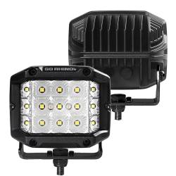 Go Rhino - Go Rhino 750300323FCS Bright Series Sideline 4x3 LED Flood Light Kit - Image 3