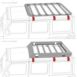 Go Rhino - Go Rhino 5910011T 6Pc SRM Rack Gutter Mounts Kit for 18-24 Jeep Wrangler - Image 5