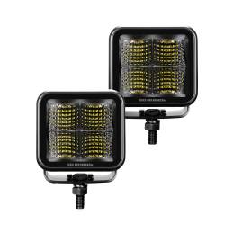 Go Rhino - Go Rhino 750200321FCS Blackout Series Cubeit 2x2 LED Cube Flood Light Kit - Image 1