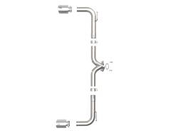 aFe Power - aFe 49-37014-P 2.5" Axle-Back Exhaust System for 14-18 Mazda 3 2.0/2.5L - Image 4
