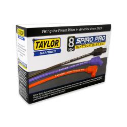 Taylor Cable - Taylor Cable 76045 8mm Spiro Pro LS Race Spark Plug Wire w/9.5" Car Header Fit - Image 2