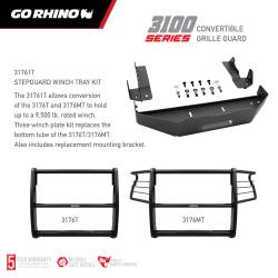 Go Rhino - Go Rhino 3176T 3100 Series StepGuard Grille Guard for 19-22 Silverado 1500 LTD - Image 9