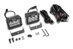 Go Rhino - Go Rhino 753003023FBS Bright Series 4x3 Rectangular LED Flood Lights Pair - Image 5