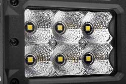 Go Rhino - Go Rhino 753003023FBS Bright Series 4x3 Rectangular LED Flood Lights Pair - Image 4