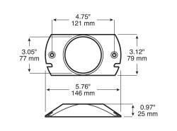 Peterson - Peterson 142-09 Side Marker Light Bracket - Image 2