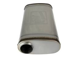 aFe Power - aFe 49M30019 Exhaust Muffler 2.5" Inlet/Outlet Center/Offset 4" x 9" x 18" Body - Image 3