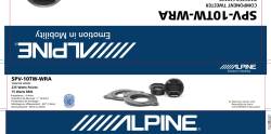 Alpine - Alpine SPV-10TW-WRA 1" Weather-Resistant Tweeters for 07+ Wrangler & Gladiator - Image 1