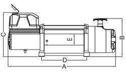 Novawinch - Novawinch 701001068581 9500lb 12V Pro Plus Winch w/85' Steel Cable - Image 3