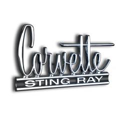 Trim Parts - Trim Parts 5210 Hood & Deck emblem for 66-67 Chevrolet Corvette Stingray - Image 1