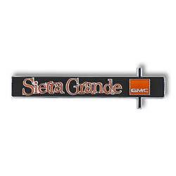 Trim Parts - Trim Parts 9706 75-80 GMC Full Size Truck Sierra Grande Dash Emblem - Image 1
