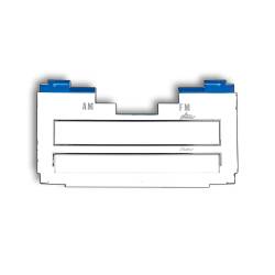 Trim Parts - Trim Parts 4616 71-72 Full-Size Chevrolet Stereo Radio Dial Lens Blue EACH - Image 1