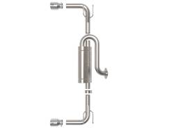 aFe Power - aFe Power 49-37023-P Exhaust System for Mazda Hatchback 2.5 - Image 2
