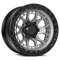 Lock Off-Road - Lock Off-Road COMMANDO-7969MGMBR12N LC12 Commando 17x9 6x5.5 12mm Gray/Black - Image 1