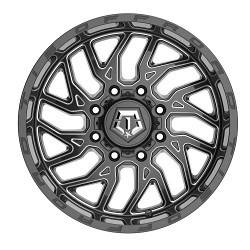 TIS - TIS 544BM-2106820 20X10 6x135/5.50 -20 106.2 Gloss Black w/Milled Accents - Image 5