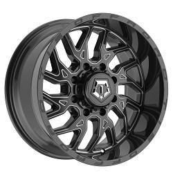 TIS - TIS 544BM-2106820 20X10 6x135/5.50 -20 106.2 Gloss Black w/Milled Accents - Image 7