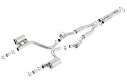 Borla - Borla 140642 S-Type Cat-Back Exhaust One Rear Exit for 15-23 Challenger SRT 6.2L - Image 1