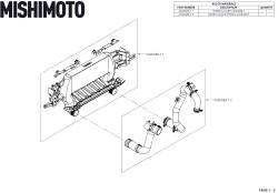 Mishimoto - Mishimoto MMINT-BR23-21HKSLP Hi-mount Intercooler Kit 21+ Bronco 2.3L Silver - Image 2
