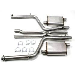 JBA Racing Headers - JBA Headers 40-1602 Split Rear 2.5" Cat-Back Exhaust System for 300/Charger - Image 1