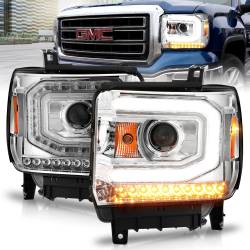 Anzo USA - Anzo USA 111514 Projector Headlight Set w/Halo - Image 1