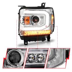 Anzo USA - Anzo USA 111514 Projector Headlight Set w/Halo - Image 3