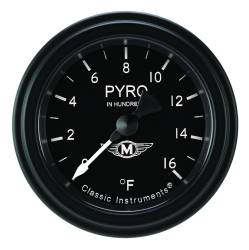Classic Instruments - Classic Instruments MA198BLF Exhaust Gas Temperature EGT Gauge - Image 2