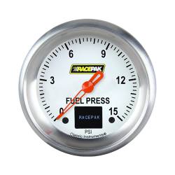 Classic Instruments - Classic Instruments 250-CI-345WA Racepak 2-5/8 Fuel Pressure 15 PSI Gauge - Image 1