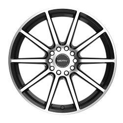 Motiv - Motiv 431MB-8755740 18X7.5 5x4.50/120 +40 74.1 Gloss Black Machined Face - Image 2