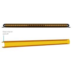 Mishimoto - Mishimoto BNLT-COV-SS40YL Borne Off-Road 40" Light Bar Cover Amber - Image 2