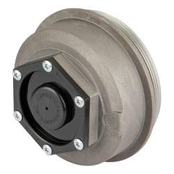 CURT - CURT 85373829 Dust Cap w/Rubber Plug O-Ring 4" Dia 10000-16000-lb. Axles - Image 2