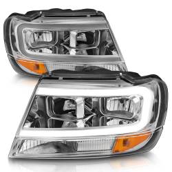Anzo USA - Anzo USA 111538 Crystal Headlight Set for 99-04 Grand Cherokee WJ - Image 2