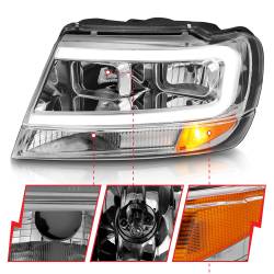 Anzo USA - Anzo USA 111538 Crystal Headlight Set for 99-04 Grand Cherokee WJ - Image 3