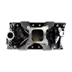 Edelbrock - Edelbrock 2975-BP Victor Jr. 23DEG Black Plasma Intake Manifold for SB Chevy - Image 1