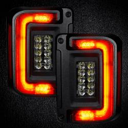 Oracle Lighting - Oracle 5891-504-T Black Series Flush Mount LED Taillights for Jeep Wrangler JK - Image 2
