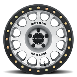 Method Race Wheels - Method Race Wheels MR105 Beadlock 17x9 5x5.0 -38mm Machine/Black MR10579050338B - Image 2