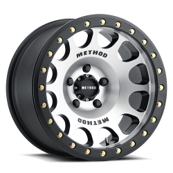 Method Race Wheels - Method Race Wheels MR105 Beadlock 17x9 5x5.0 -38mm Machine/Black MR10579050338B - Image 1