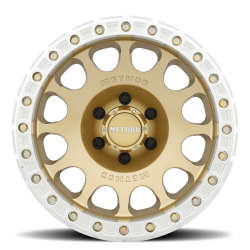 Method Race Wheels - Method Race Wheels MR105 Beadlock 17x9 5x5.0 -38mm Gold MR10579050138B - Image 3