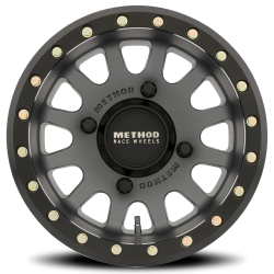 Method Race Wheels - Method Race Wheels MR401 Beadlock 15x7 4x156 13mm Titanium/Black MR40157046843B - Image 2