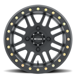 Method Race Wheels - Method Race Wheels MR406 Beadlock 15x8 4x136 0mm Matte Black MR40658047544B - Image 2