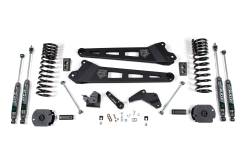 Zone Offroad - Zone Offroad ZOND63F 4" FR/RR FOX Radius Arm Lift Kit for 14-18 RAM 2500 Gas - Image 1