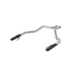MBRP Exhaust - MBRP Exhaust S5278BLK T304 Blk 3" Axle-Back Dual Turndown Exit 22-26 F150 Raptor - Image 1