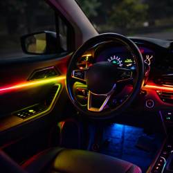 Oracle Lighting - Oracle 4240-332 Dynamic ColorSHIFT 18Pc Universal LED Interior Dash Board Kit - Image 2