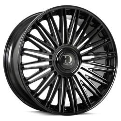Dolce - Dolce Wheels DC09 Vulto 24x10 Blank 25mm Gloss Black VULTO-241000GB25 - Image 1