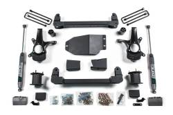 Zone Offroad - Zone Offroad ZONC90F 4.5" Suspension Lift Kit w/Fox Shocks for 07-13 GM 1500 2WD - Image 1