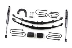 Zone Offroad - Zone Offroad ZONC17F 4" Leaf Spring Lift Kit w/FOX for 73-76 Chevy 3/4 Ton - Image 4