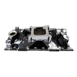 Edelbrock - Edelbrock 2975-BP Victor Jr. 23DEG Black Plasma Intake Manifold for SB Chevy - Image 2