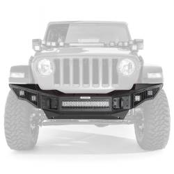 Go Rhino - Go Rhino 331200T Rockline Full Width Front Winch Bumper for 07-25 Jeep JL/JK/JT - Image 1