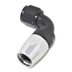 Russell - Russell 610173 Full Flow Hose End 90-DEG End Black/Silver -08AN - Image 2