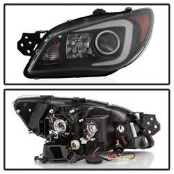 Spyder Auto - Spyder Auto 5083920 Light Bar Headlights Black/Clear for 06-07 Impreza WRX - Image 2